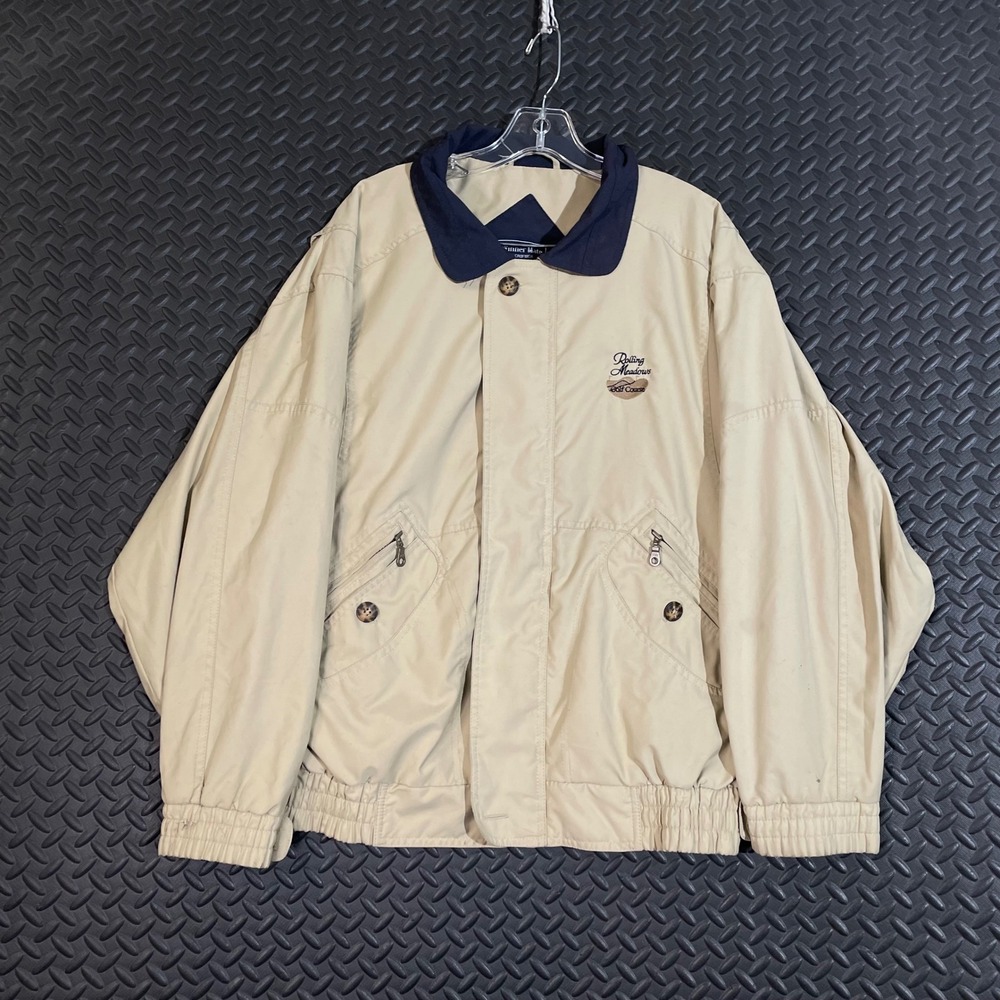 Winner Mate Microfiber Water Resistant Rowling Meadow Golf Jacket Men's Size M‎